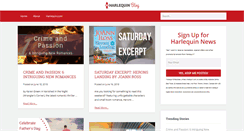 Desktop Screenshot of harlequinblog.com