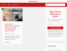 Tablet Screenshot of harlequinblog.com